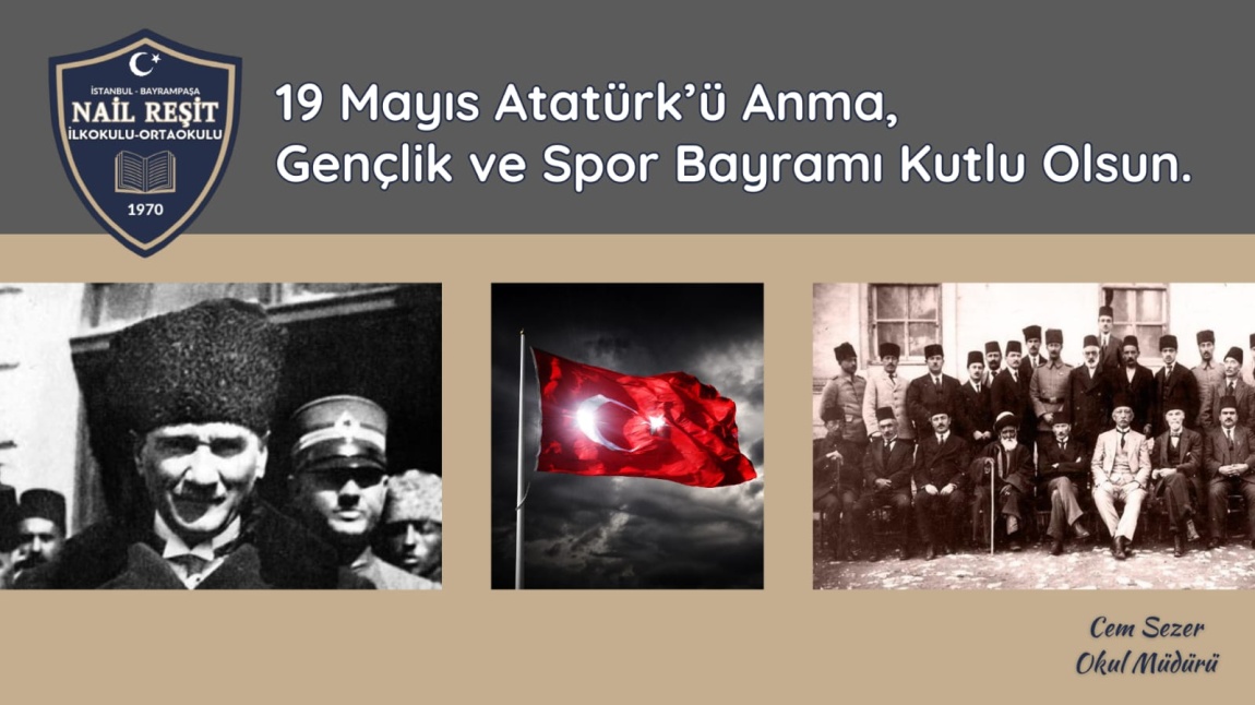 19 Mayıs Atatürk'ü Anma, Gençlik ve Spor Bayramı Kutlu Olsun